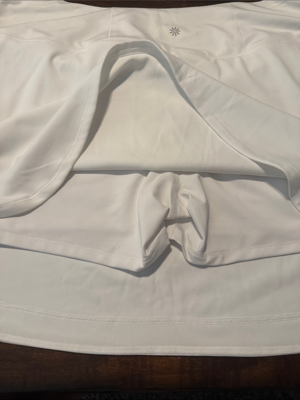 Athleta White Fairway golf Skort with Zip Pockets Sz XL NWT - Picture 6 of 6
